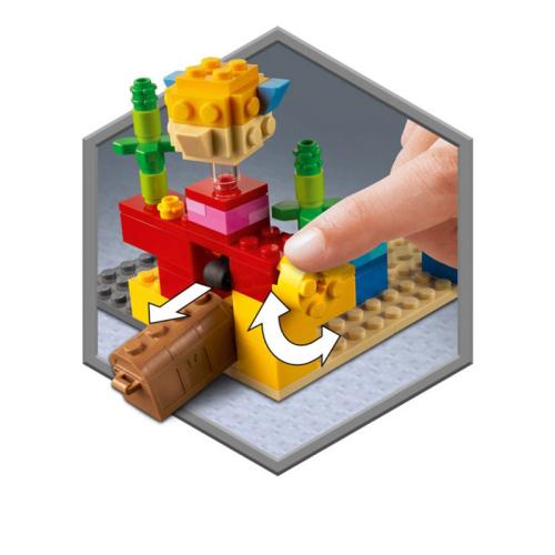 Конструктор Minecraft Коралловый риф Lego 21164 фото 3