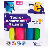 Набор для детской лепки Тесто-пластилин 4 цвета Dream Makers TA1082