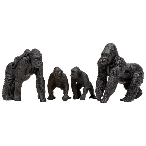 Набор фигурок животных Мир диких животных Семья горилл Masai Mara MM201-003