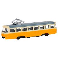Машинка коллекционная Трамвай Автопанорама JB1251425