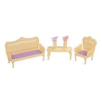 Мебель для кукол Гостиная комната Маленькая принцесса Огонек С-1526