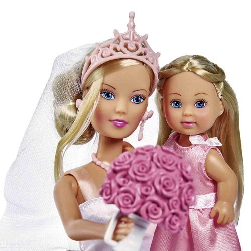 Куклы Штеффи и Еви Свадебный день Simba 5733334 фото 3