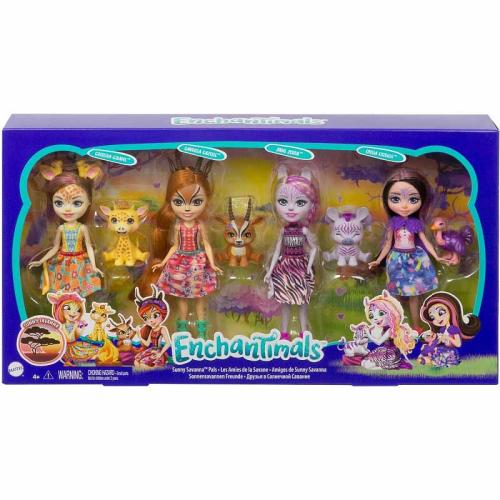 Набор из 4 кукол Солнечная саванна Enchantimals Mattel GYN57 фото 2