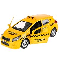 Металлическая инерционная машинка Kia Ceed Такси Технопарк Ceed-Taxi