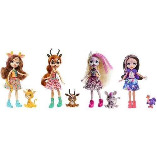 Набор из 4 кукол Солнечная саванна Enchantimals Mattel GYN57