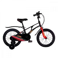 Велосипед детский Maxiscoo Air Стандарт 16'' 2024 Maxitoys MSC-A1632 чёрный матовый
